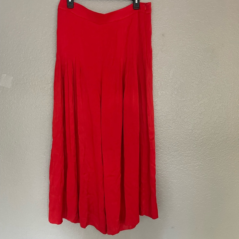 Zara Wide Line Pants Linen Size XL